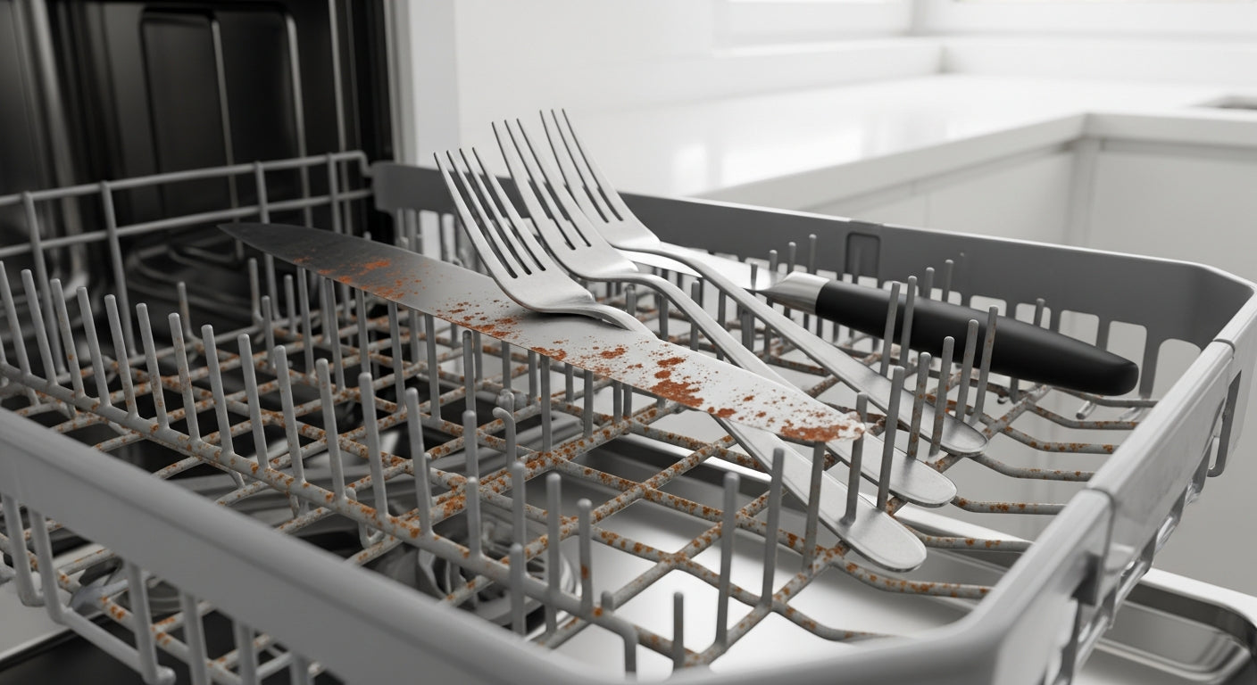 Dishwasher Rack Rust — Why It Spreads | Rust Guard – RUST GUARD
