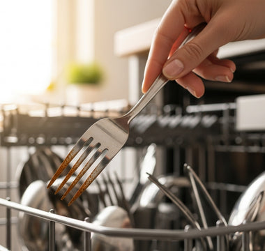 hard water causing rust on silverware — Hard Water Causing Rust on Silverware? Why Your Dishwasher's